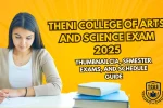 Theni College of Arts and Science Exam 2025