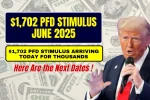 $1702 PFD Stimulus June 2025