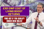 £301 DWP cost‑of‑living boost