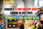 Grocery Rebate Coming in July 2025