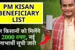 PM Kisan Beneficiary List