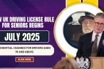 UK Driving License Rule for Seniors