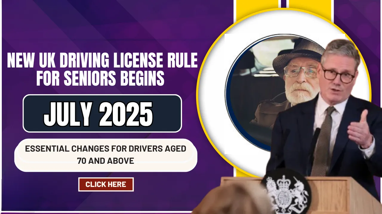 UK Driving License Rule for Seniors